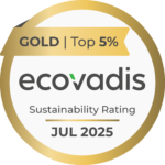 Gold Medal received in EcoVadis Sustainability Rating